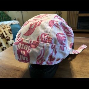 Do Rag - Head Scarf Pink “ RIDE TO LIVE”